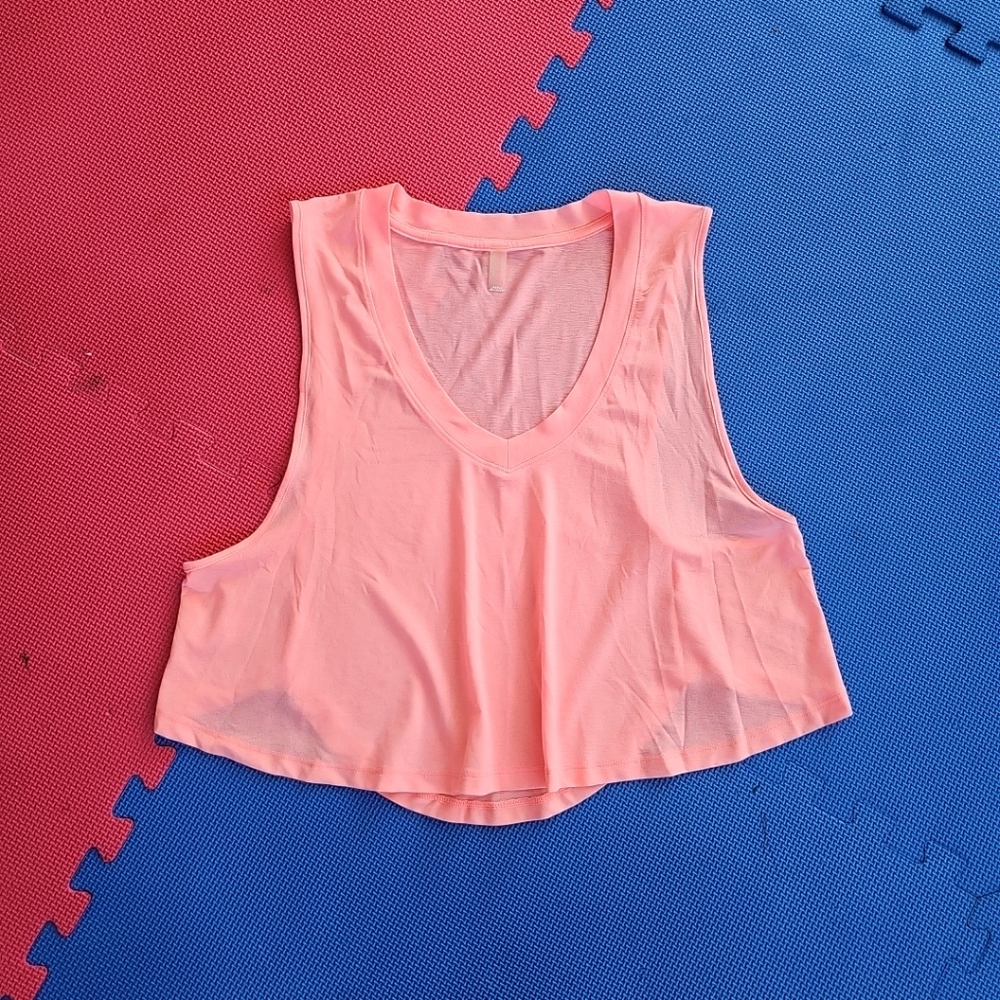 Free People Movement Good Sport V-Neck Crop Tank Size M - Picture 2 of 6